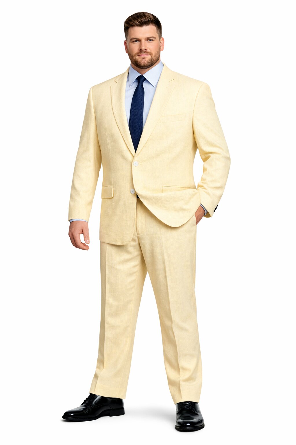 Yellow Seersucker Suit