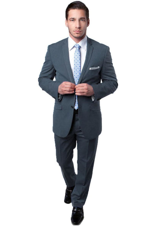 " Slim Fit Men's Travel Suit - Two Button Style"