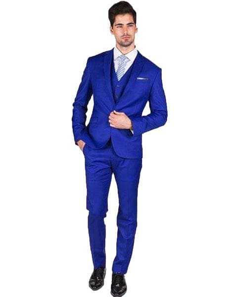 Royal Blue Suit - AlbertoNardoniStore