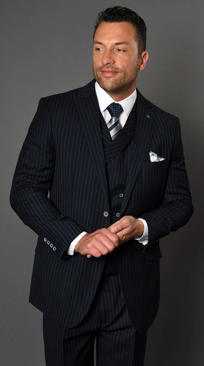 Statement Suits Black Grey