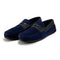 Zelli Monza Navy Suede and Caiman Crocodile Driving Loafers