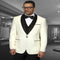 1 Button Off-White Dinner Jacket - AlbertoNardoniStore