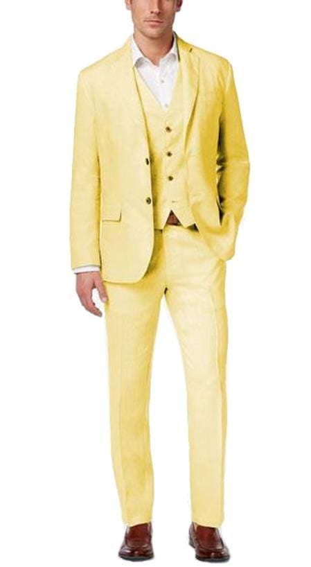 2BV Suit - Yellow - AlbertoNardoniStore