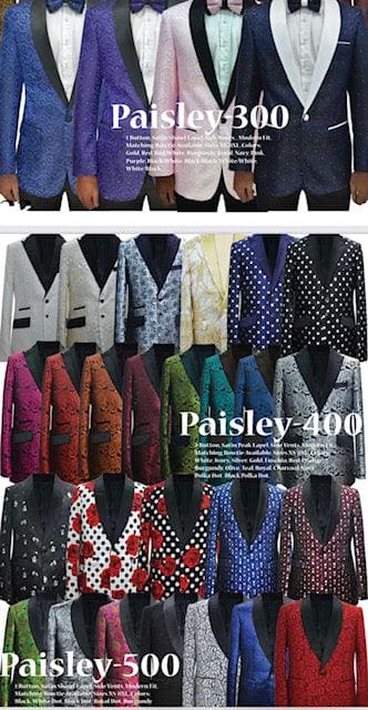 40 Fancy Paisley Blazer For $40 Each = $1600 - AlbertoNardoniStore