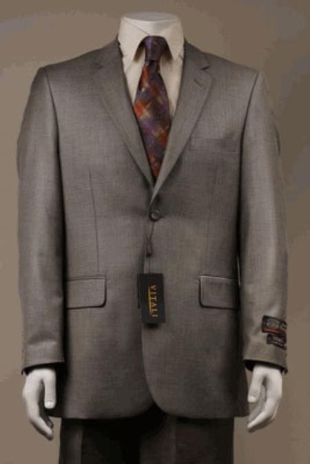 48XL Suit - 48 Extra Long Suit - Beige Suit - AlbertoNardoniStore