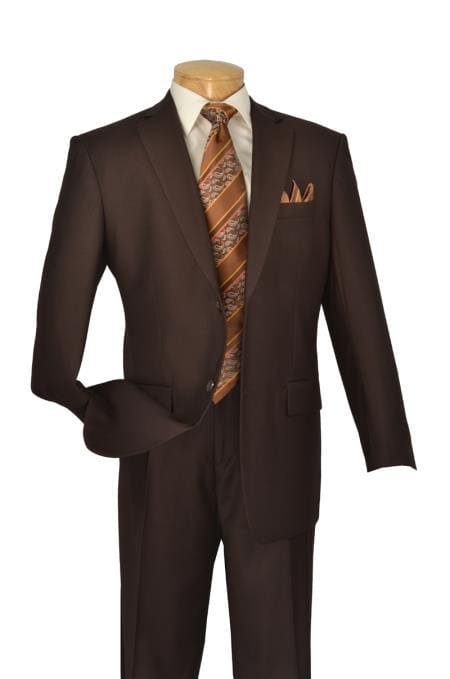 48XL Suit - 48 Extra Long Suit - Brown Suit - AlbertoNardoniStore