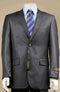 48XL Suit - 48 Extra Long Suit - Charcoal Grey Suit - AlbertoNardoniStore