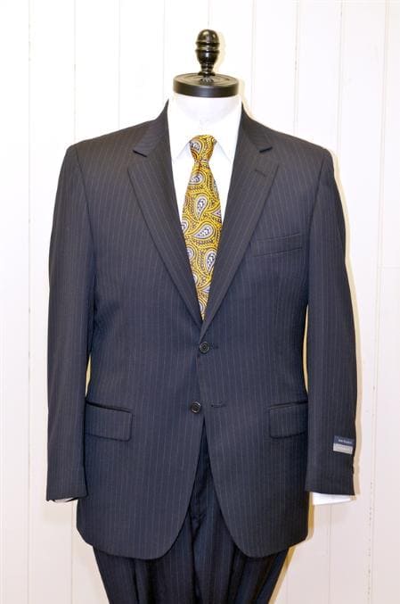 48XL Suit - 48 Extra Long Suit - Dark Navy Suit - AlbertoNardoniStore