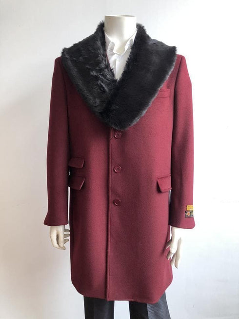 Car-Coat-Burgundy - Wholesale Coat - Wholesale Winter Coats - AlbertoNardoniStore