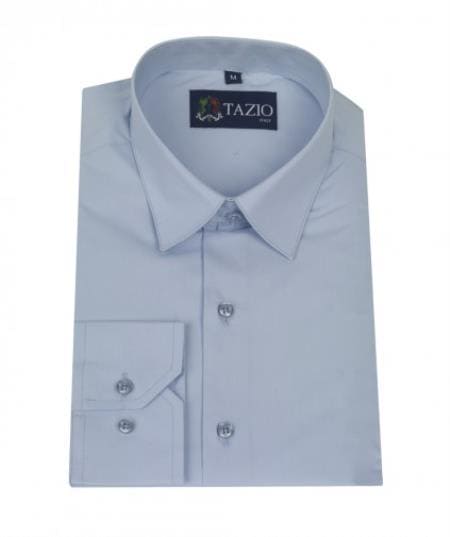 Affordable Clearance Mens Light Blue Dress Shirt Sale Online Trendy - AlbertoNardoniStore