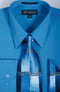 Affordable Clearance Mens Royal Blue Dress Shirt Sale Online Trendy - AlbertoNardoniStore