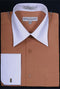 Affordable Clearance Mens Tan Dress Shirt Sale Online Trendy - AlbertoNardoniStore