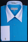 Affordable Clearance Mens Turquoise Dress Shirt Sale Online Trendy - AlbertoNardoniStore