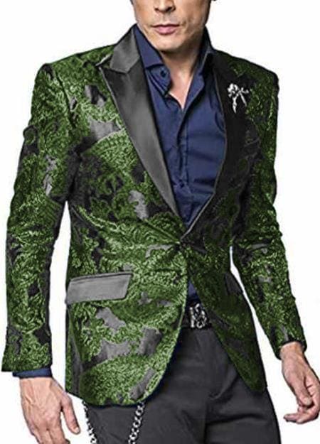 Emerald Green Blazers for Men  Shop Now | Alberto Nardoni