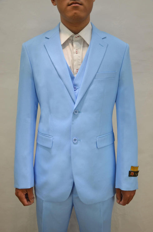 Baby Blue Prom Suit - AlbertoNardoniStore