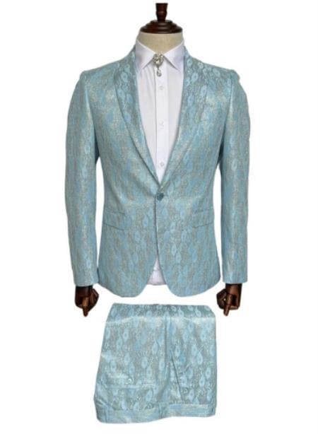 Baby Blue Prom Suit - Sky Blue Prom Suits - AlbertoNardoniStore