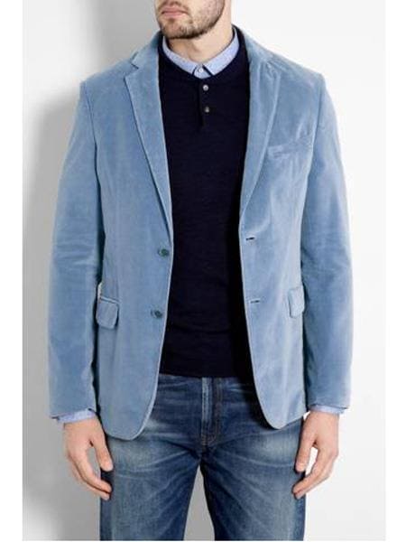 Baby Blue Sportcoat - AlbertoNardoniStore