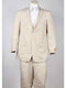 Beige Seersucker Suit - AlbertoNardoniStore