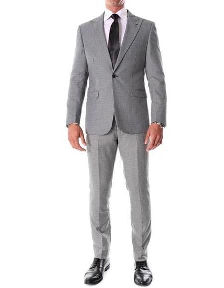 Big and Tall Black Suit - AlbertoNardoniStore