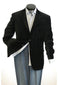 Big And Tall Men's Black Blazers - Velvet ~ Blazer Jacket / Sport Coat - AlbertoNardoniStore