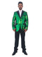 big and tall mens tuxedos - Black and Green Tuxedo - AlbertoNardoniStore