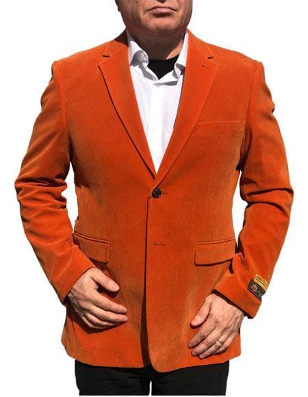 Big And Tall Velvet Blazer - Big And Tall Velvet Sport Coat - AlbertoNardoniStore