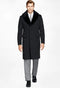 Black Coat With Fur Collar - AlbertoNardoniStore