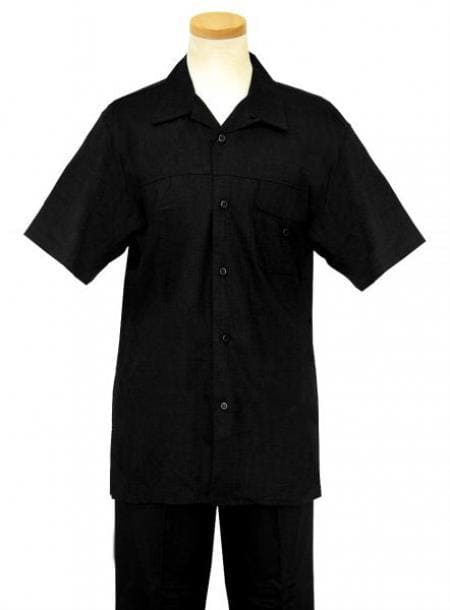 Black Linen Suit - AlbertoNardoniStore