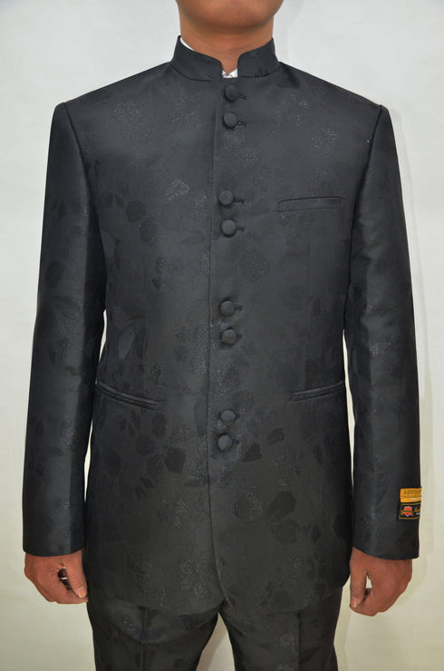 Black Paisley Suit - AlbertoNardoniStore