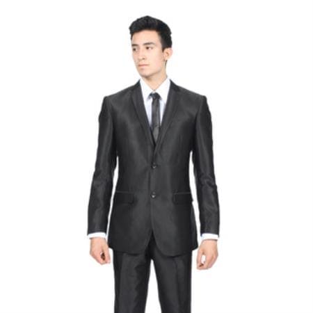 Black Silk Suit - Many Brands Styles - AlbertoNardoniStore