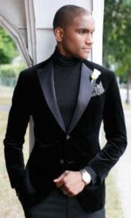 Black suit with turtleneck (Package Deal ) - AlbertoNardoniStore