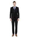 Black Suit With Vest - Black Vest - AlbertoNardoniStore