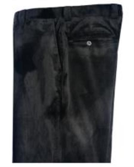 Black Velvet Pants - AlbertoNardoniStore