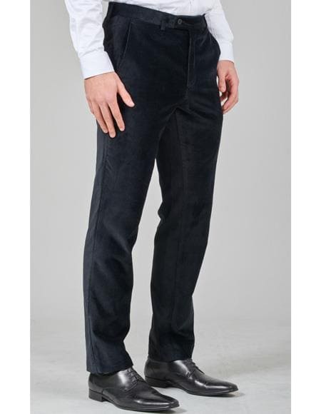 Black Velvet Pants - AlbertoNardoniStore