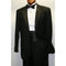 Black Wool Tuxedo With Cummerbund and Bowtie Package - AlbertoNardoniStore