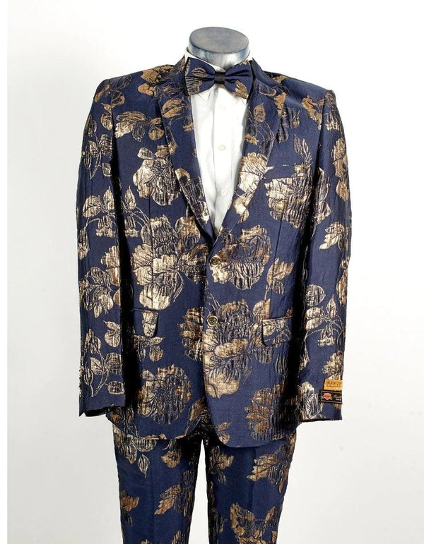 Blue Groom Suit - AlbertoNardoniStore