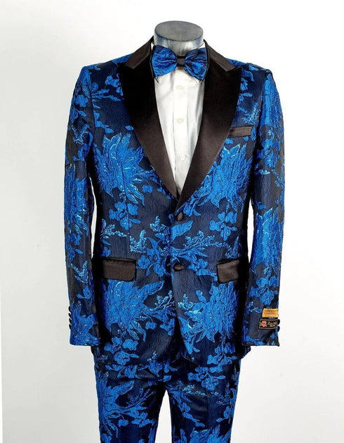 Blue Groom Suit - AlbertoNardoniStore