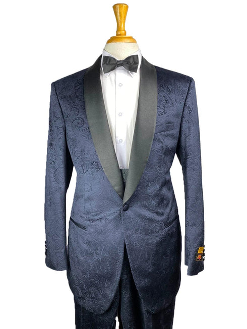 Blue Velvet Suit - AlbertoNardoniStore