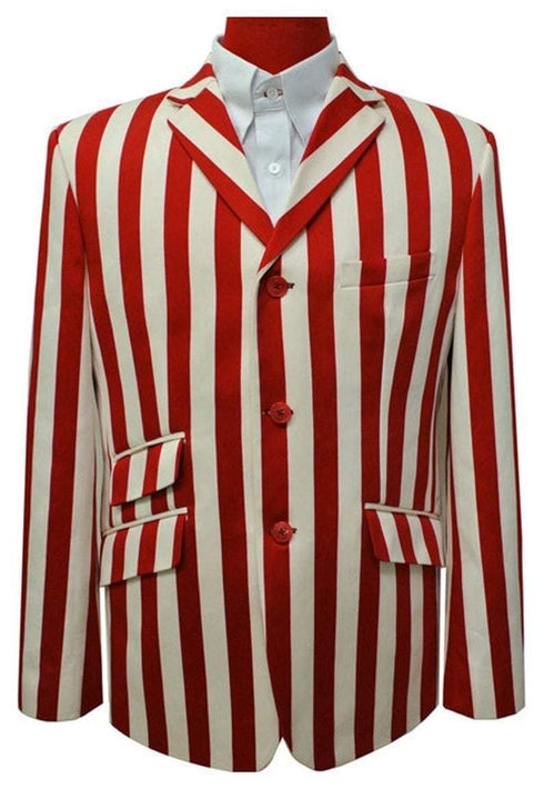 Boating jacket | 60'S Red Stripe Boating Blazer - AlbertoNardoniStore