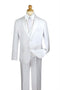 Boy White Suit - Boy's 2 Piece Kids Sizes White Three Button With Suit Prefect For Toddler Suit Wedding Attire Outfits - AlbertoNardoniStore