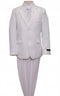 Boy White Suit - Boy's 2 Piece Kids Sizes White Three Button With Suit Prefect For Toddler Suit Wedding Attire Outfits - AlbertoNardoniStore