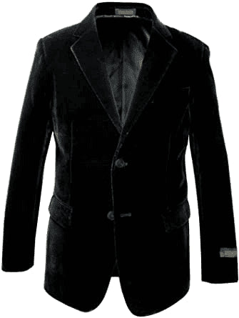 Boys Black Velvet Blazer - AlbertoNardoniStore