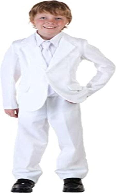 Boys White Linen Suit For Sale - AlbertoNardoniStore