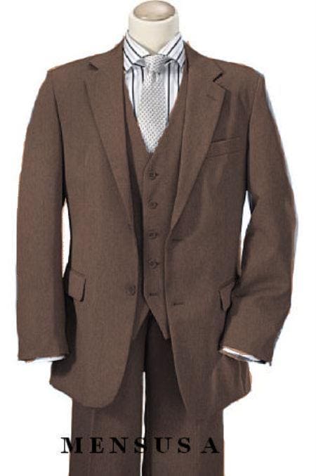 Brown and White Seersucker Suit - AlbertoNardoniStore