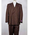 Brown and White Seersucker Suit - AlbertoNardoniStore