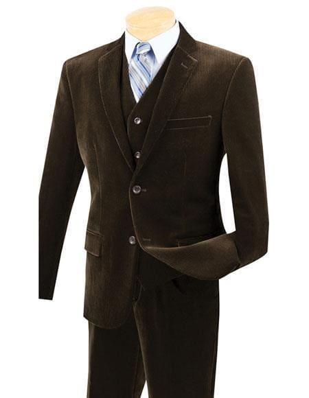 Brown Corduroy Suit - AlbertoNardoniStore