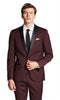 Burgundy and Gold Tuxedo - AlbertoNardoniStore