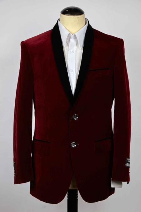 Burgundy and Gold Tuxedo - AlbertoNardoniStore