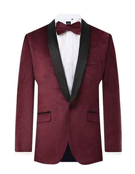 Burgundy Groom Tuxedo - AlbertoNardoniStore