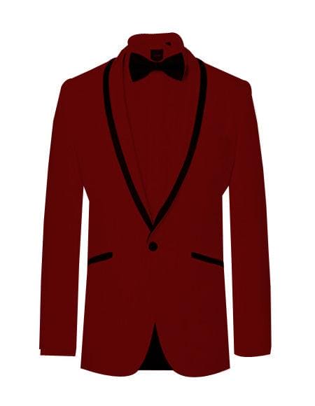 Burgundy Groom Tuxedo - AlbertoNardoniStore